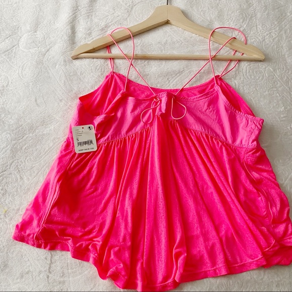 NWT Free People Movement Hot Pink Tank Top - Picture 5 of 10